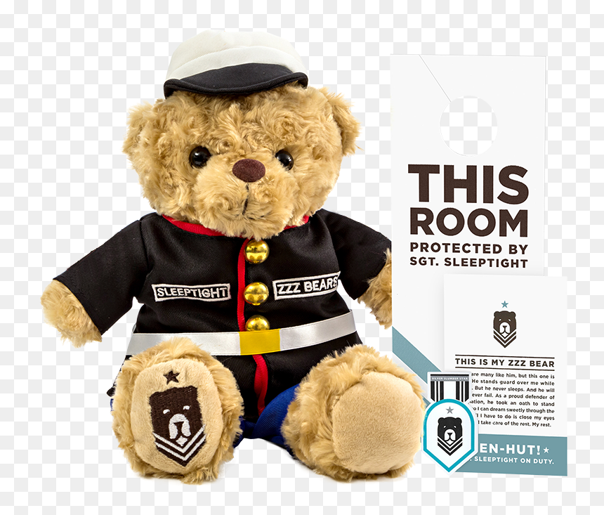 Marine Dress Blues Teddy Bear With Sleep System And - Bear Forces Of America Woodland Marine, HD Png Download - teddy bear icon png