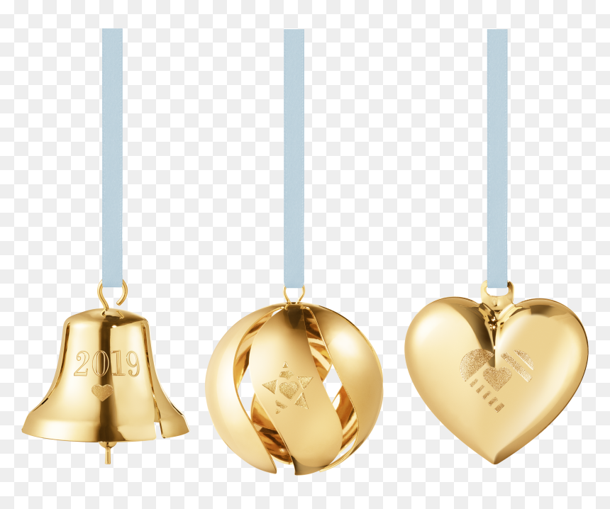 2019 Christmas Collectibles Gift Set, HD Png Download - gold christmas ball png