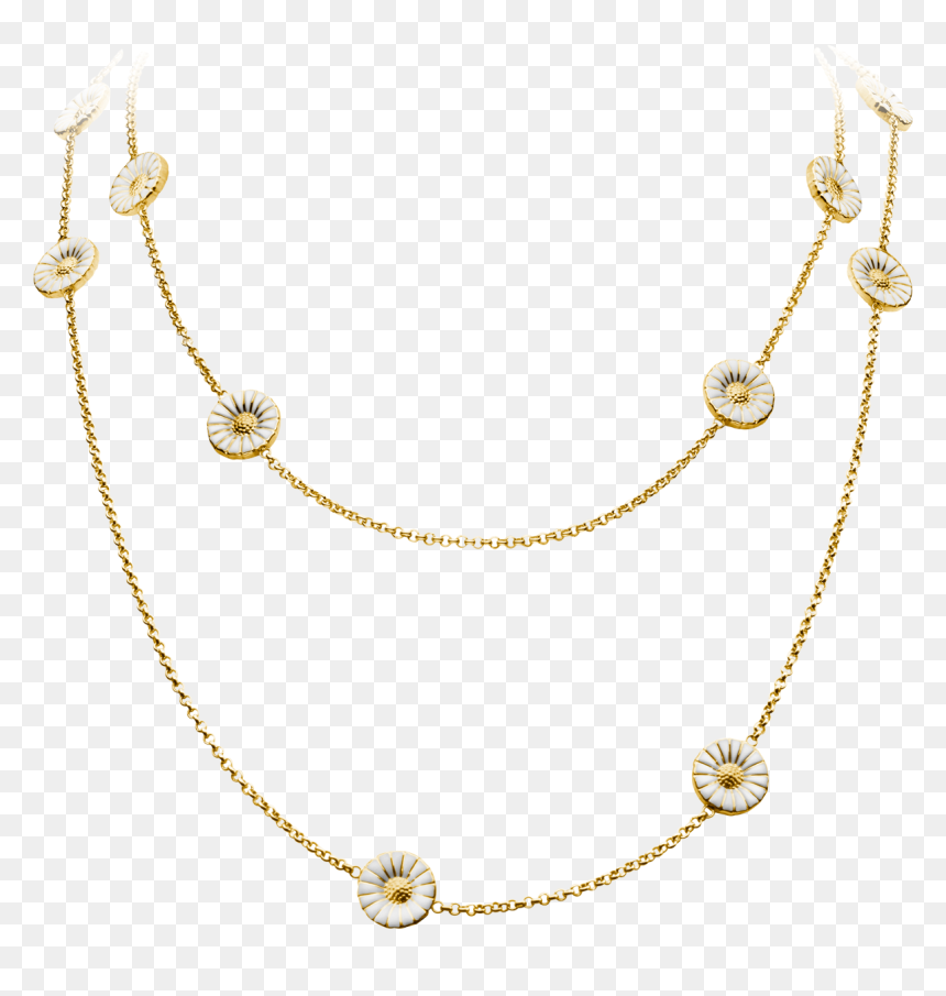 Georg Jensen Daisy Sautoir, HD Png Download - neckless png