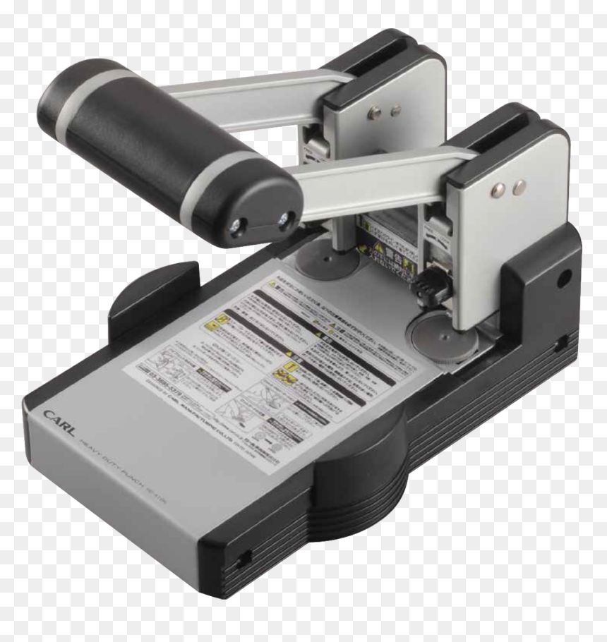 Carl 700410n Hd-410n Heavy Duty 2 Hole Punch 100 Sheet - Heavy Duty Punch, HD Png Download - paper hole png