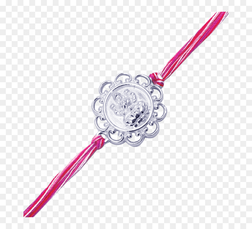 Locket, HD Png Download - silver rakhi png