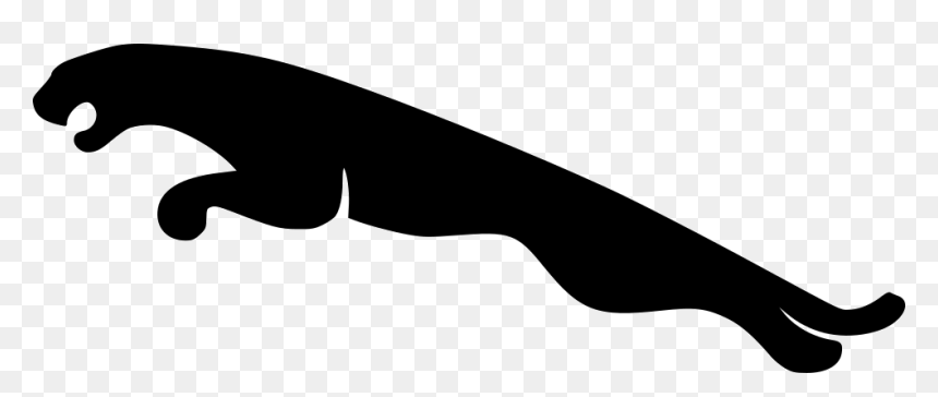 Jaguar Cat Wild Animal Logo Brand Auto - Black And White Jaguar Logo, HD Png Download - jaquar logo png