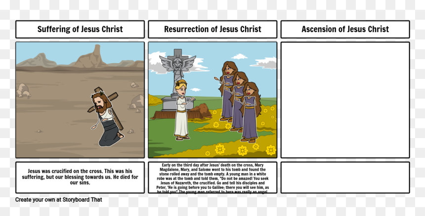 Cartoon, HD Png Download - jesus christ cross png