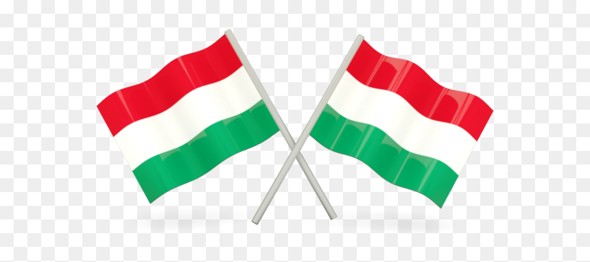Two Wavy Flags - Sierra Leone Flag Png, Transparent Png - hungary flag png