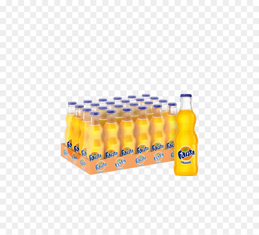 Fanta Orange Can 24x250ml, HD Png Download - orange juice glass png