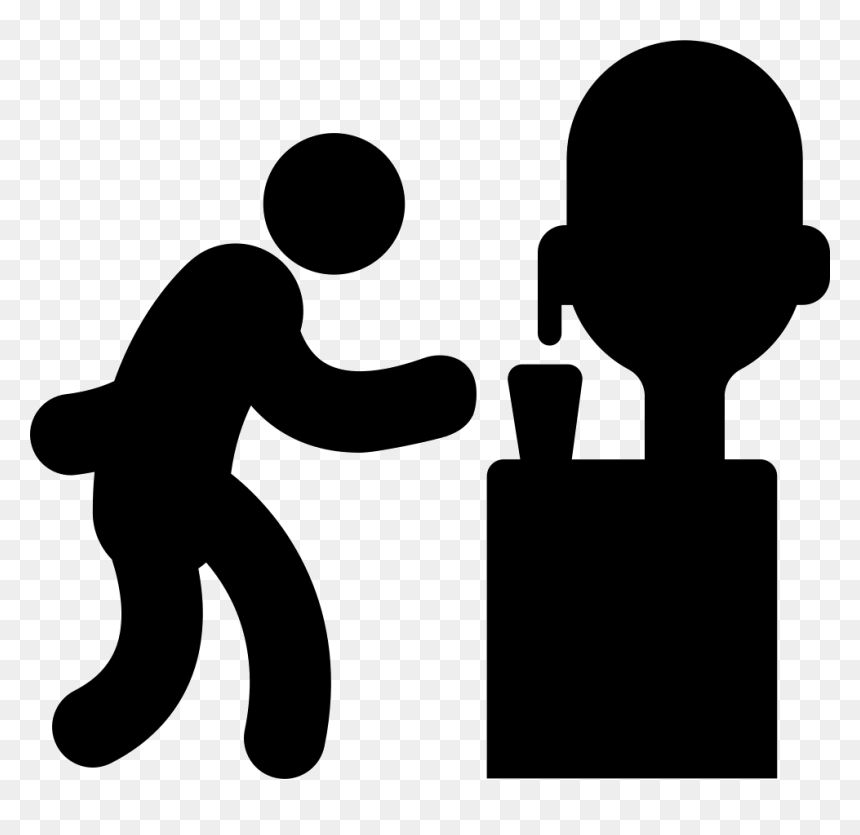 Man Serving Water In A Glass From A Dispenser Comments - Despachador De Agua Dibujo, HD Png Download - glass of water clipart png