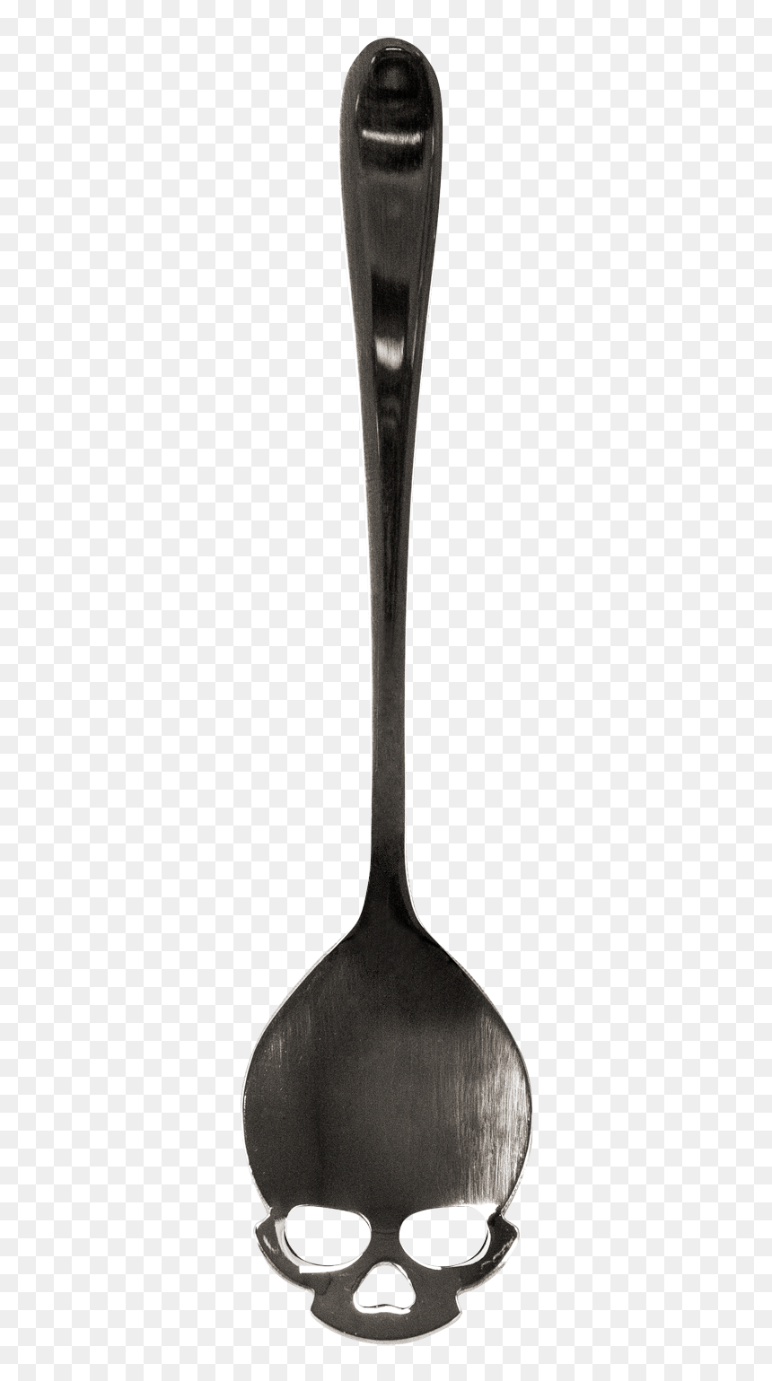 Sugar Spoon Skull, HD Png Download - steel spoon png