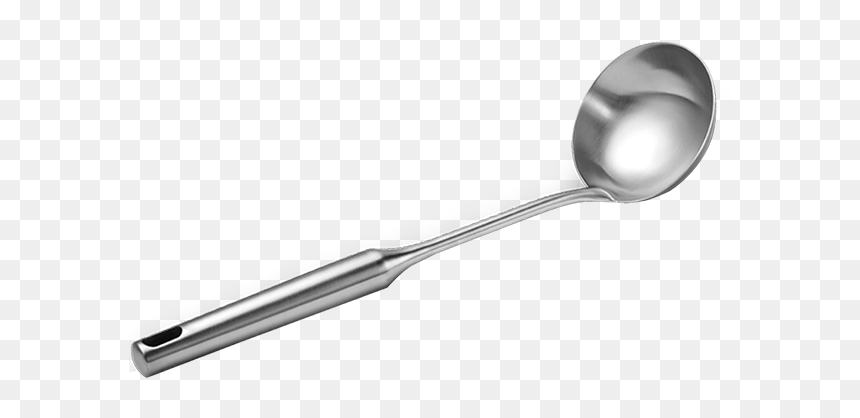 Silver, HD Png Download - steel spoon png
