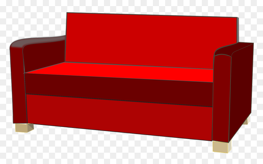 Sofa Med Gennemsigtig Baggrund, HD Png Download - wooden sofa set png