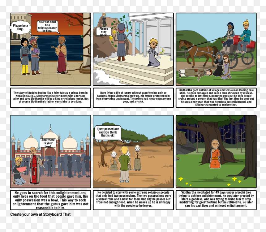 Cartoon, HD Png Download - buddha images png