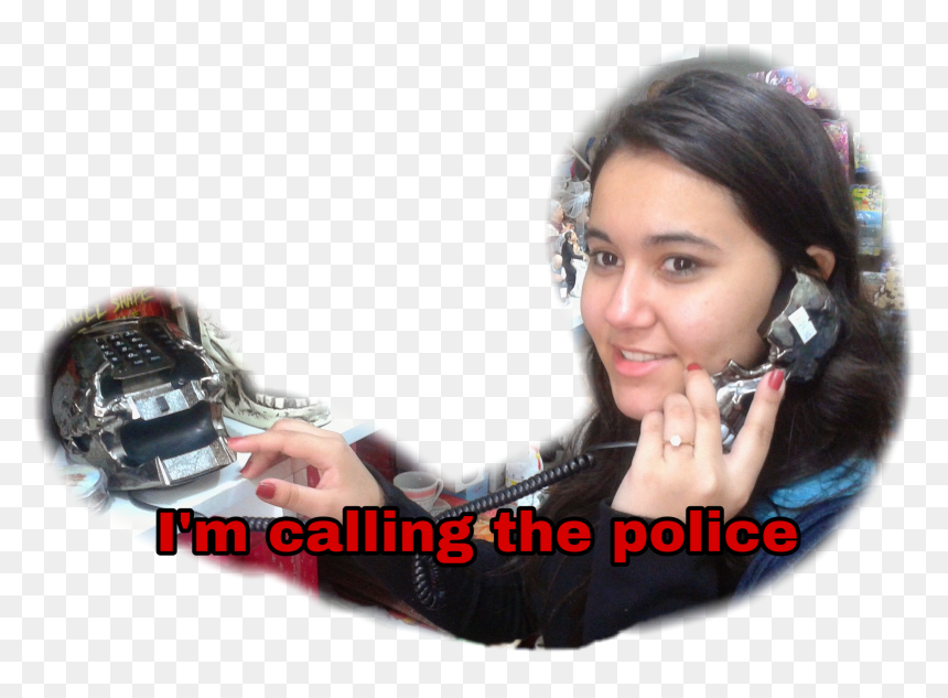 #hebe - Girl, HD Png Download - calling girl png