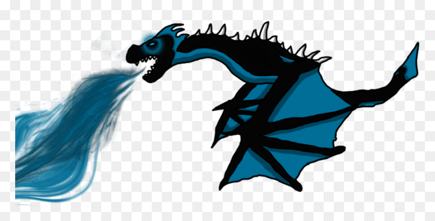 Blue Dragon Clipart Scary - Dragon Blue Fire Png, Transparent Png - blue fire images png
