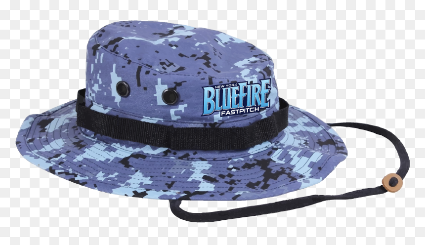 Blue Camo Bucket Hat, HD Png Download - blue fire images png
