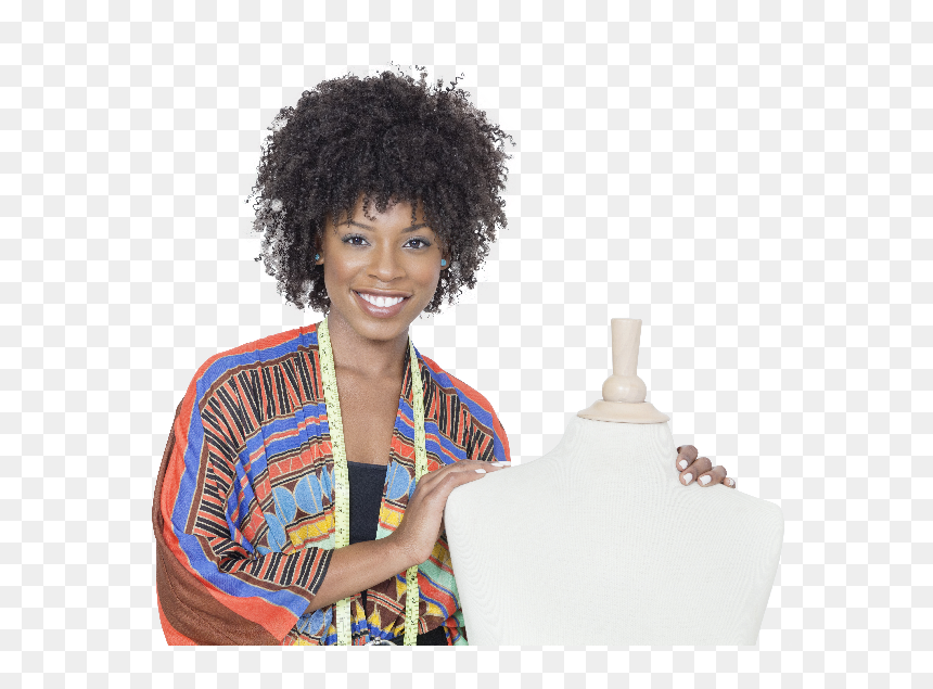 Smiling Fashion Designer Black America, HD Png Download - calling girl png
