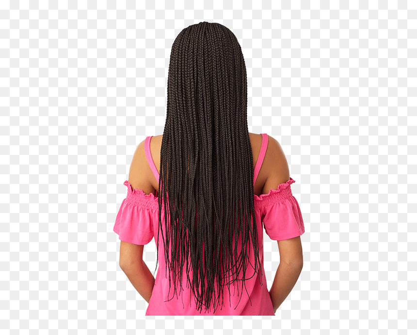 Sensationnel Cloud9 Hand Braided Part Swiss Lace Wig - Sensationnel, HD Png Download - wigs for men png