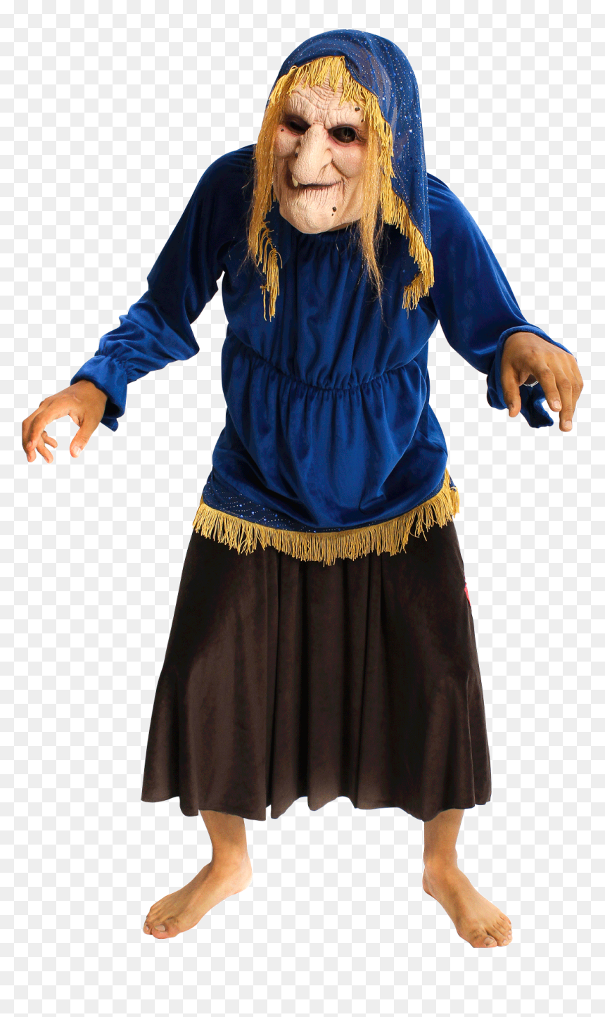 Disfraz De Bruja Fea, HD Png Download - wigs for men png