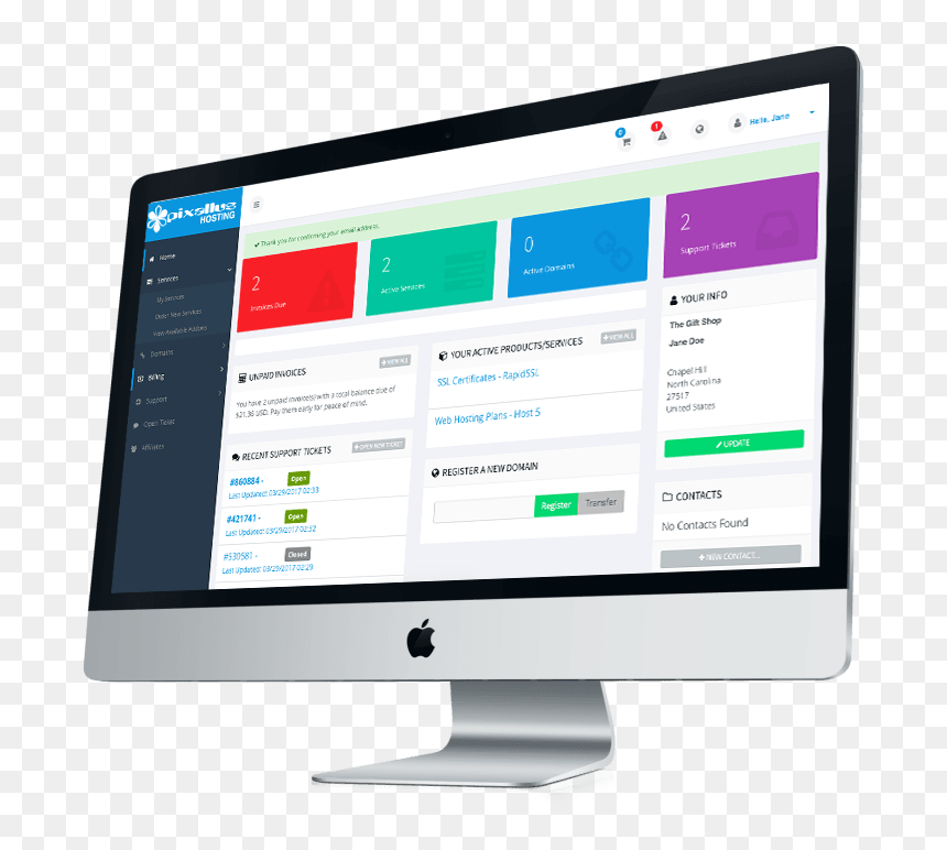 Pixallus Web Hosting Raleigh - Web Hosting Service, HD Png Download - website hosting png