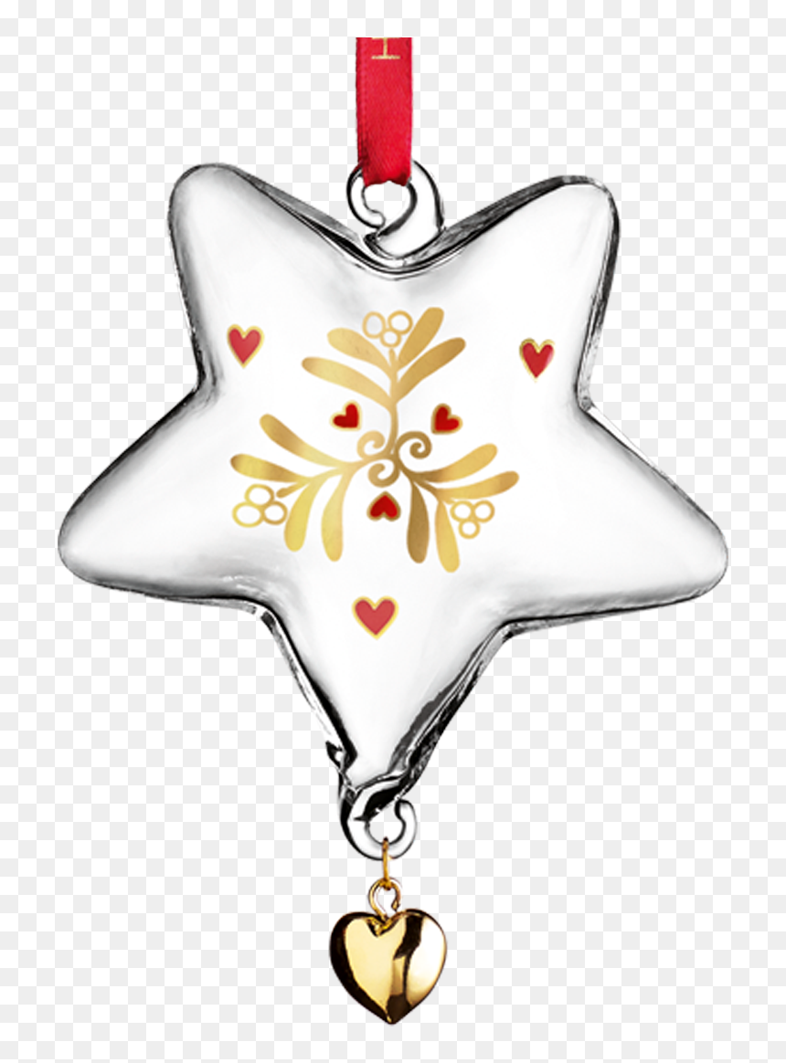 Ann Sofi Romme Annual Christmas Star 2018 Clear Ann - Long Silver Gloves, HD Png Download - xmas star decorations png