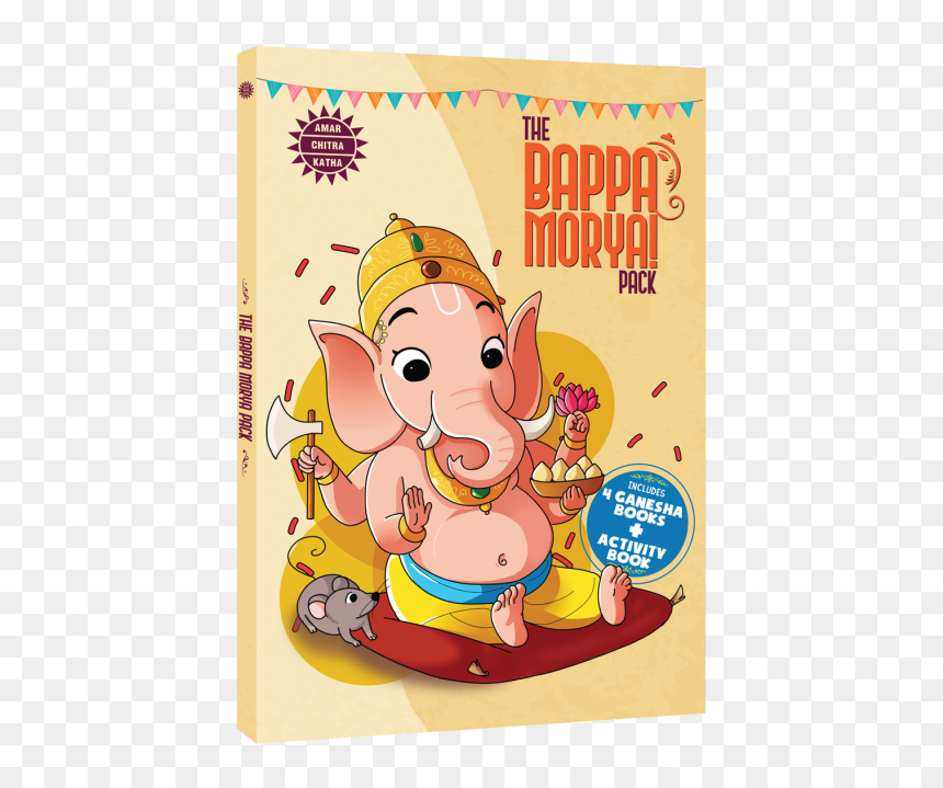 Amar Chitra Katha, HD Png Download - ganpati bappa morya text png