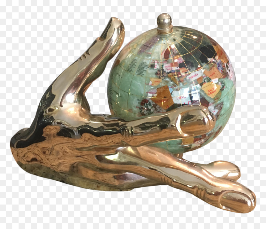 Hand Holding Globe Large, HD Png Download - globe with hand png