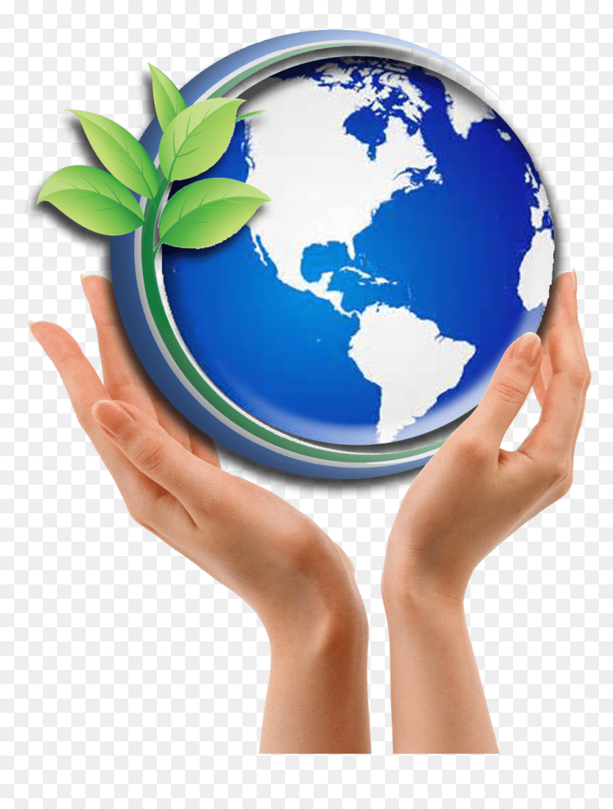 Free Globe Png Transparent, Png Download - globe with hand png