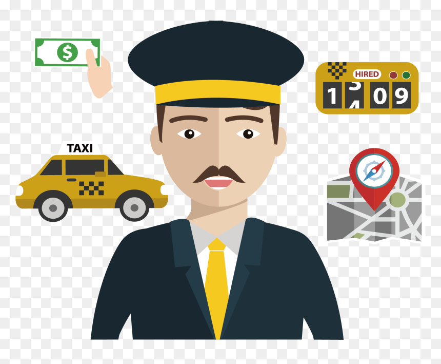 Jay Khodiyar Taxi - Taxi Driver Images Clipart, HD Png Download - white tavera car png