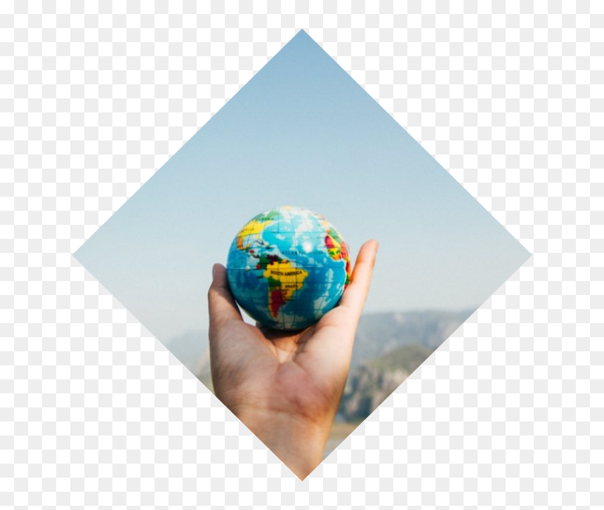 Can We Make The Atmosphere Better, HD Png Download - globe with hand png