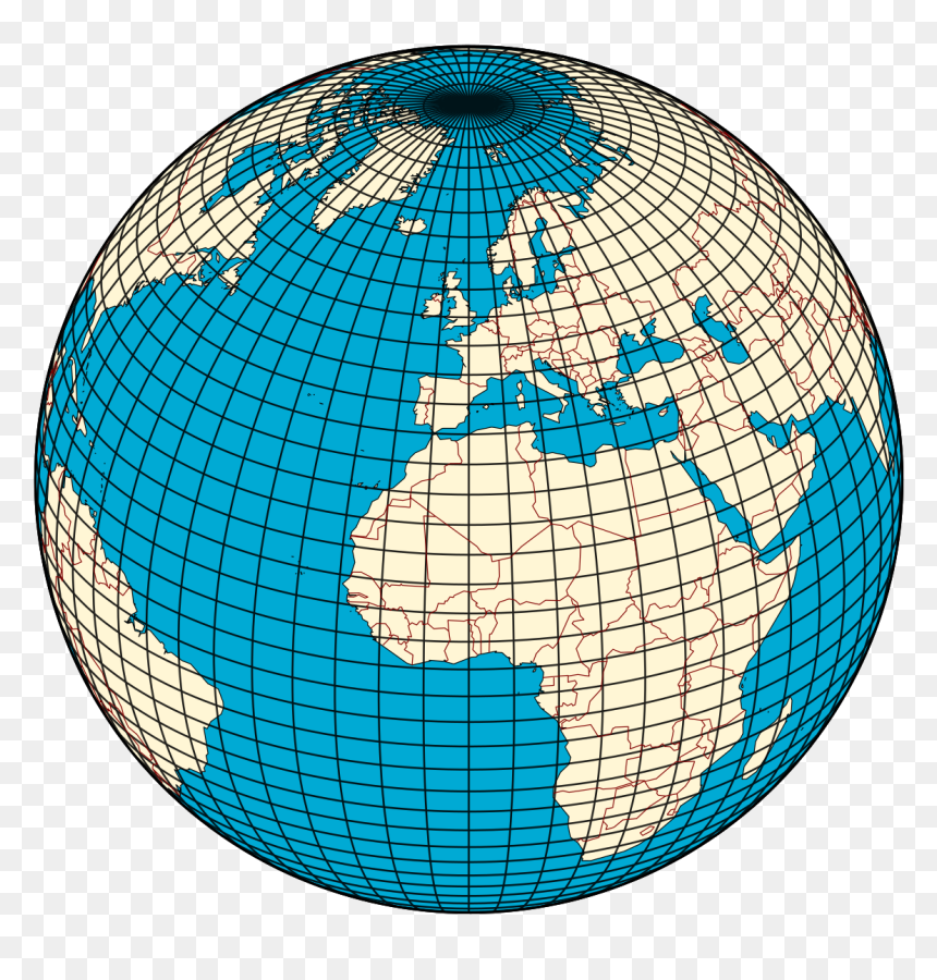 Terra Paralleli E Meridiani, HD Png Download - globe with hand png