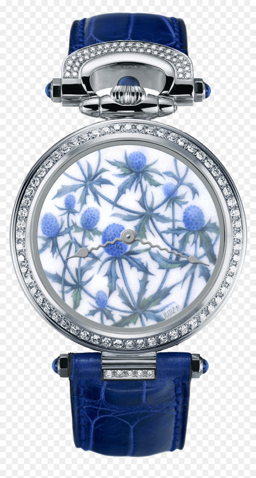 Bovet Watch Ladies Fired Enamel Miniature Painting - Bovet Amadeo Fleurier 39, HD Png Download - ladies watch png