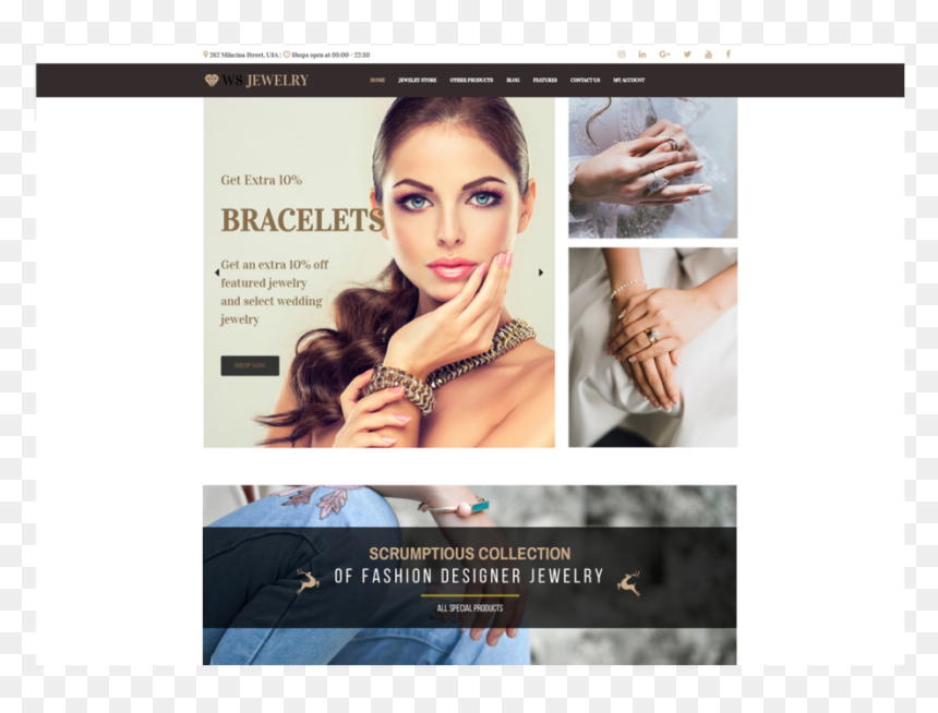 Clip Art Jewellery Web Templates - Woocommerce, HD Png Download - jewellers model png