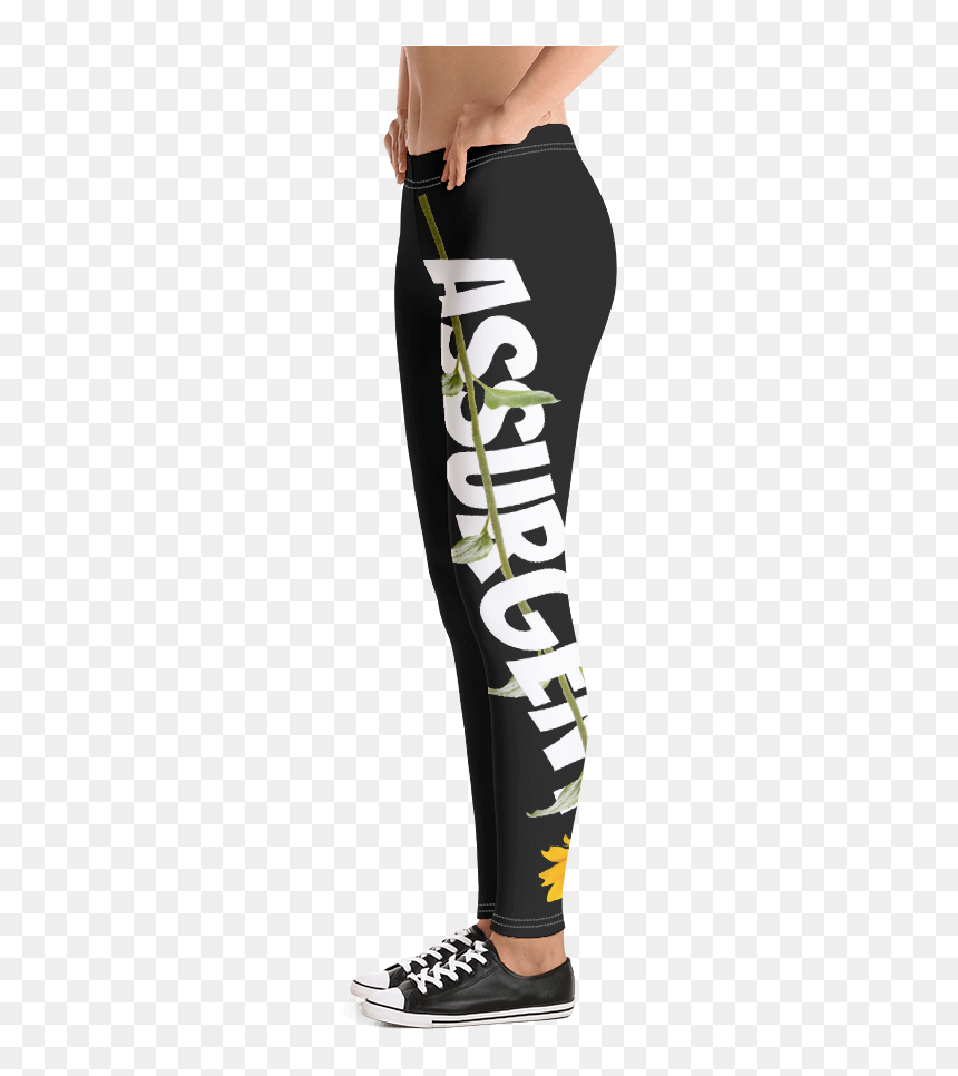 Flower Leggings, HD Png Download - white sunflower png