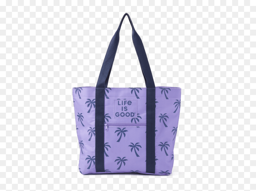 Palm Tree Pattern Sunny Day Cooler Tote - Genți De Plaja, HD Png Download - women bag png