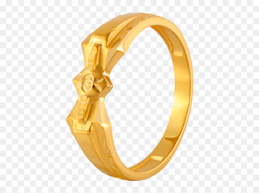 22kt Yellow Gold Ring For Men - Body Jewelry, HD Png Download - earrings for men png