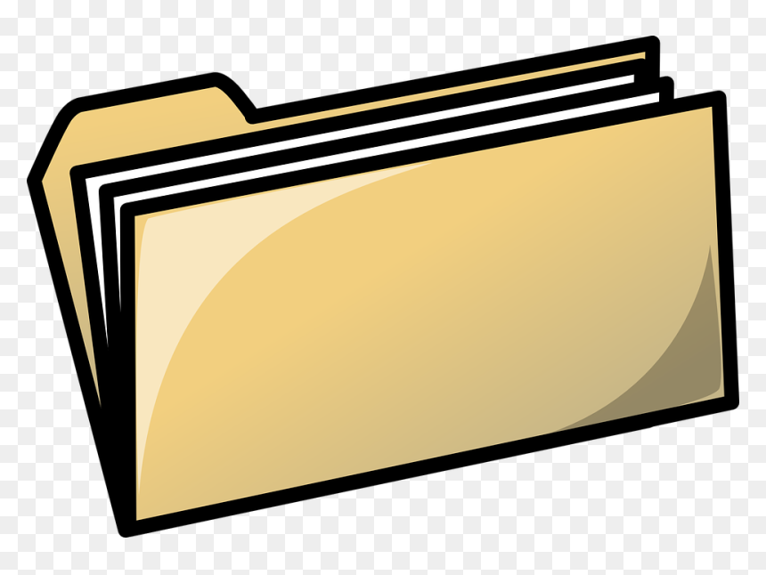 Thumb Image - Folder Clip Art, HD Png Download - cartoon png file
