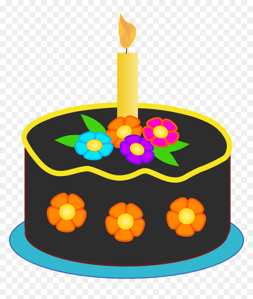 Happy Birthday Cake Clip Art - Items Used In Birthday Party, HD Png Download - happy birthday candles png