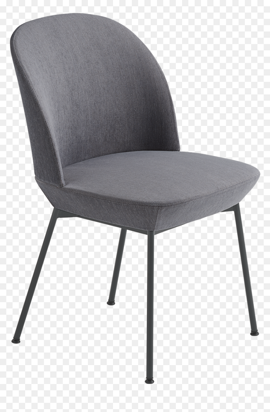 14914 Blck 161 Oslo Side Chair Still 161anthracite - Muuto Oslo Side Chair, HD Png Download - steel sofa set png
