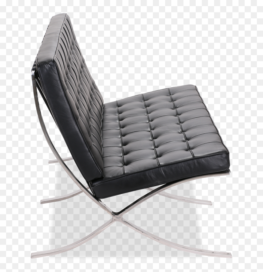 Barcelona Chair, HD Png Download - steel sofa set png