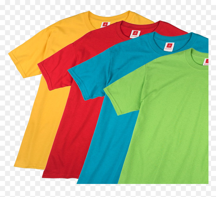Two Inquiries In Two Days • T Shirt Supplier And Wholesaler - T Shirt Png Colorful, Transparent Png - plain t shirts png