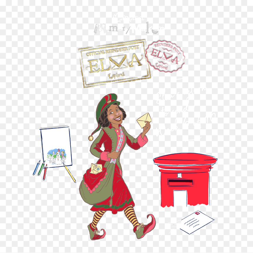 Elva Laplanduk, HD Png Download - christmas father clipart png