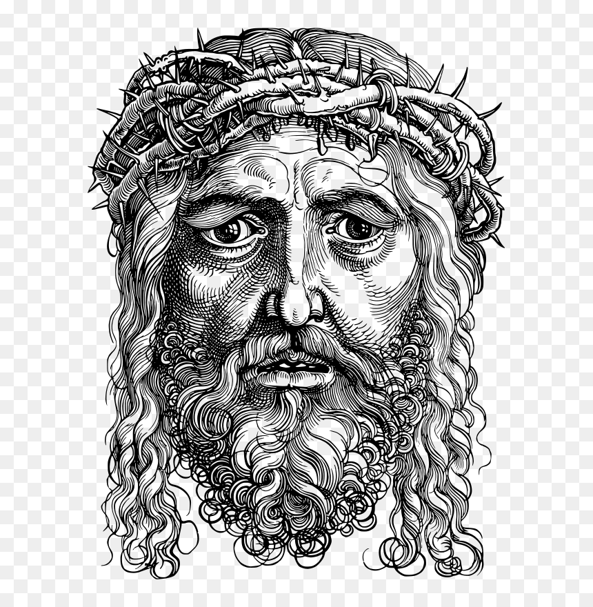 Christ - Albrecht Durer Woodcut Prints, HD Png Download - lord ganesha face png