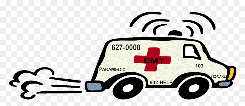 Moving Clipart Ambulance - Moving Ambulance Clipart, HD Png Download - ambulance clipart png