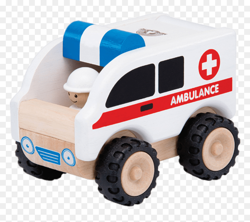 Wooden Ambulance Toy - Ww 4062, HD Png Download - ambulance clipart png
