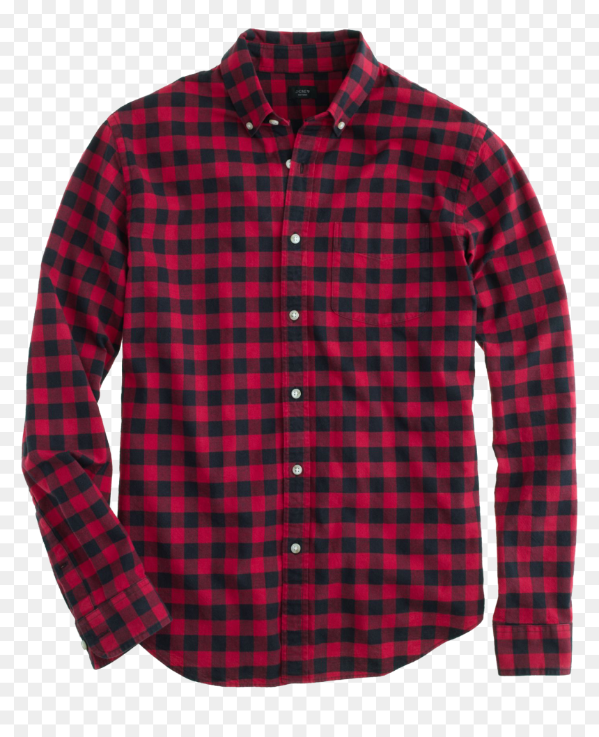 Red Check Shirts Png Free Images - Plaid, Transparent Png - shirts png images