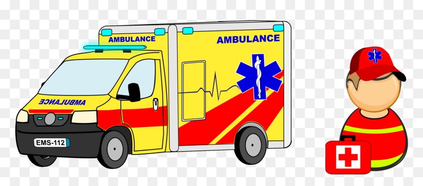 Freight Transport,fire Apparatus,emergency - Paramedic, HD Png Download - ambulance clipart png