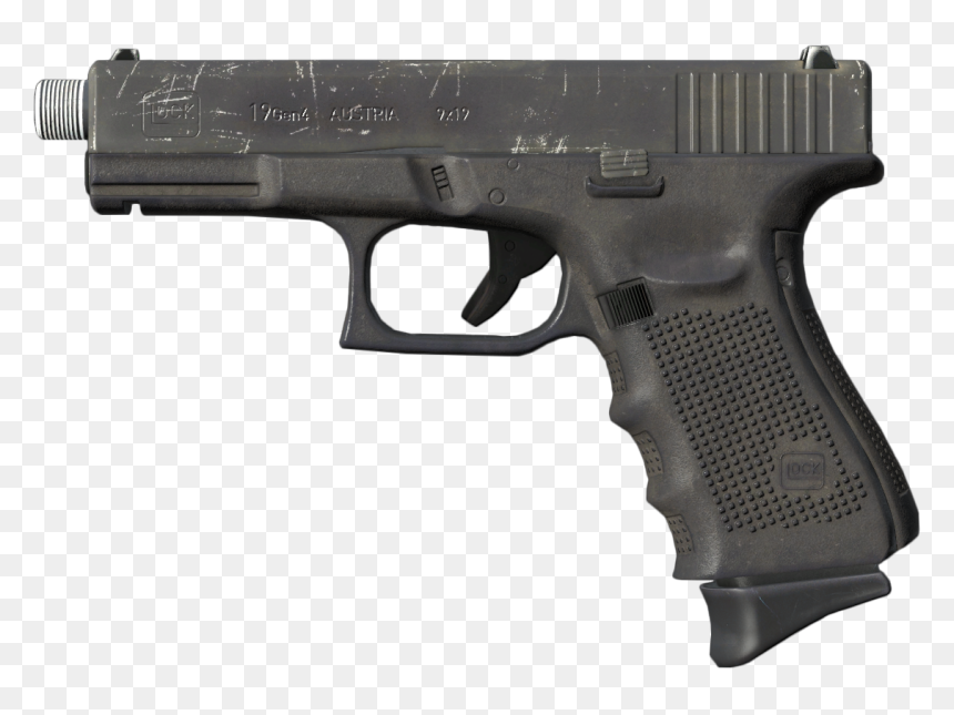 Glock 19 - Glock 17 Gen 4, HD Png Download - real guns png