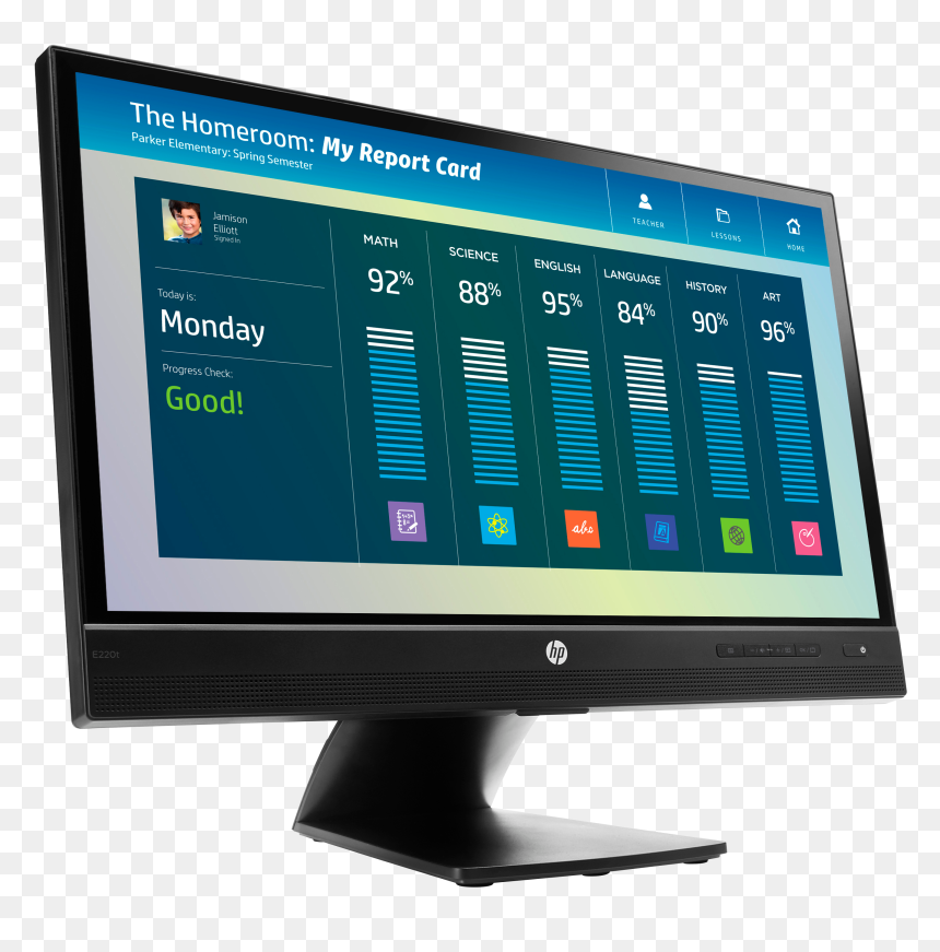 E202 Led Tv Hp E-0t Computer Elitedisplay Clipart - Hp Elitedisplay E220t 21.5 Touch Monitor, HD Png Download - led tvs png