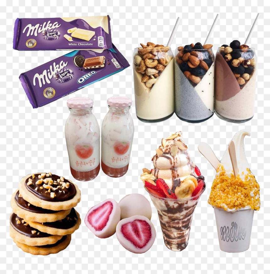 Editing Overlays, Png, Aesthetic - Gelato, Transparent Png - ice overlay png