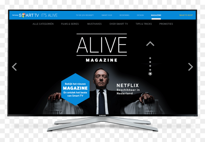 House Of Cards, HD Png Download - samsung tv png