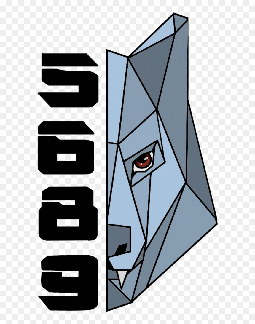 Triangle, HD Png Download - blue wolf png