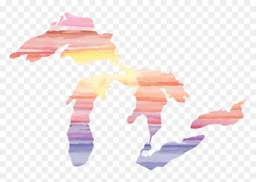 Great Lakes Sunset Sticker - Great Lakes Decal, HD Png Download - great lakes png